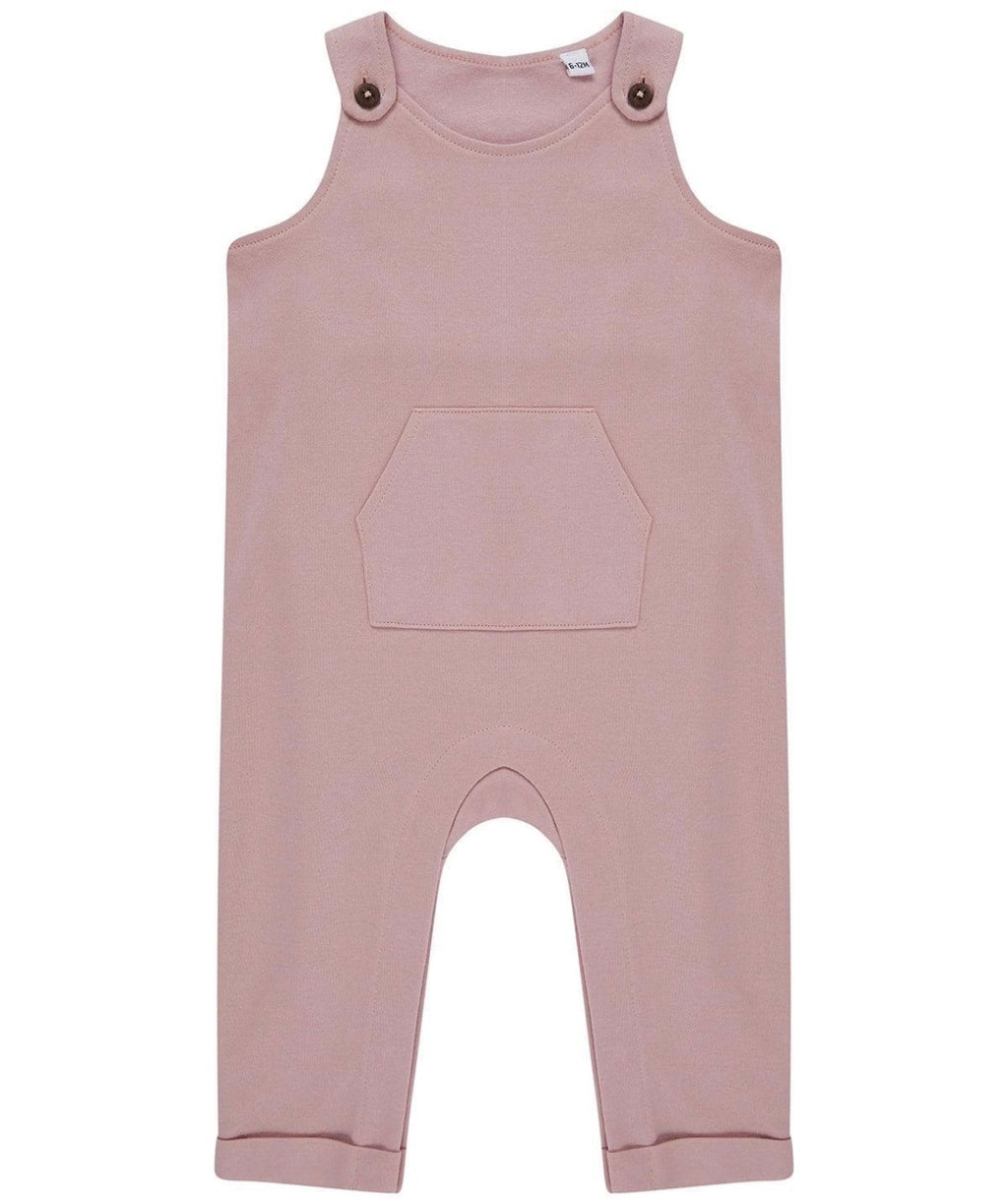 ‘Watch Me Grow’ Wildflower Embroidered Baby Dungarees