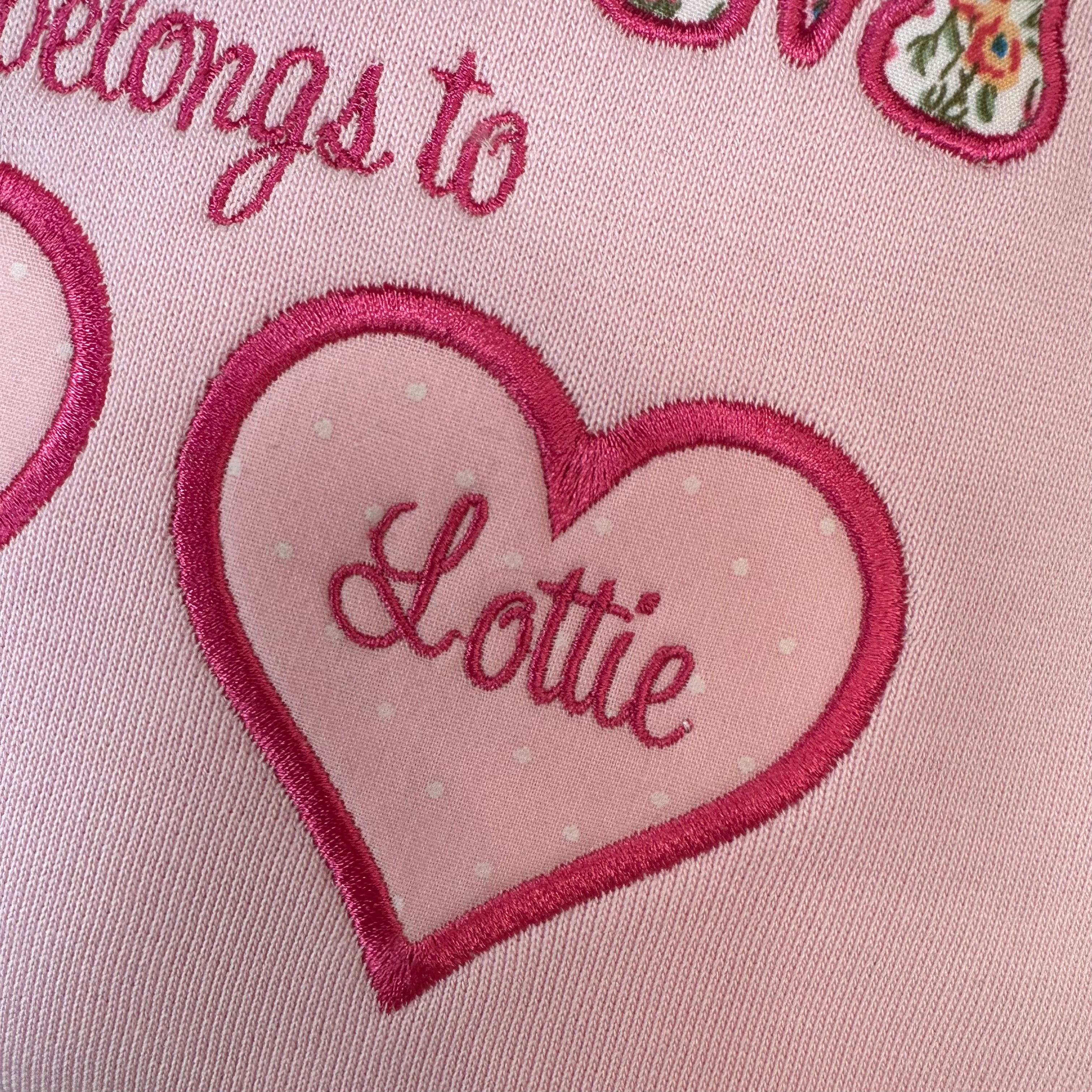 Personalised Mummy sweatshirt with children’s names