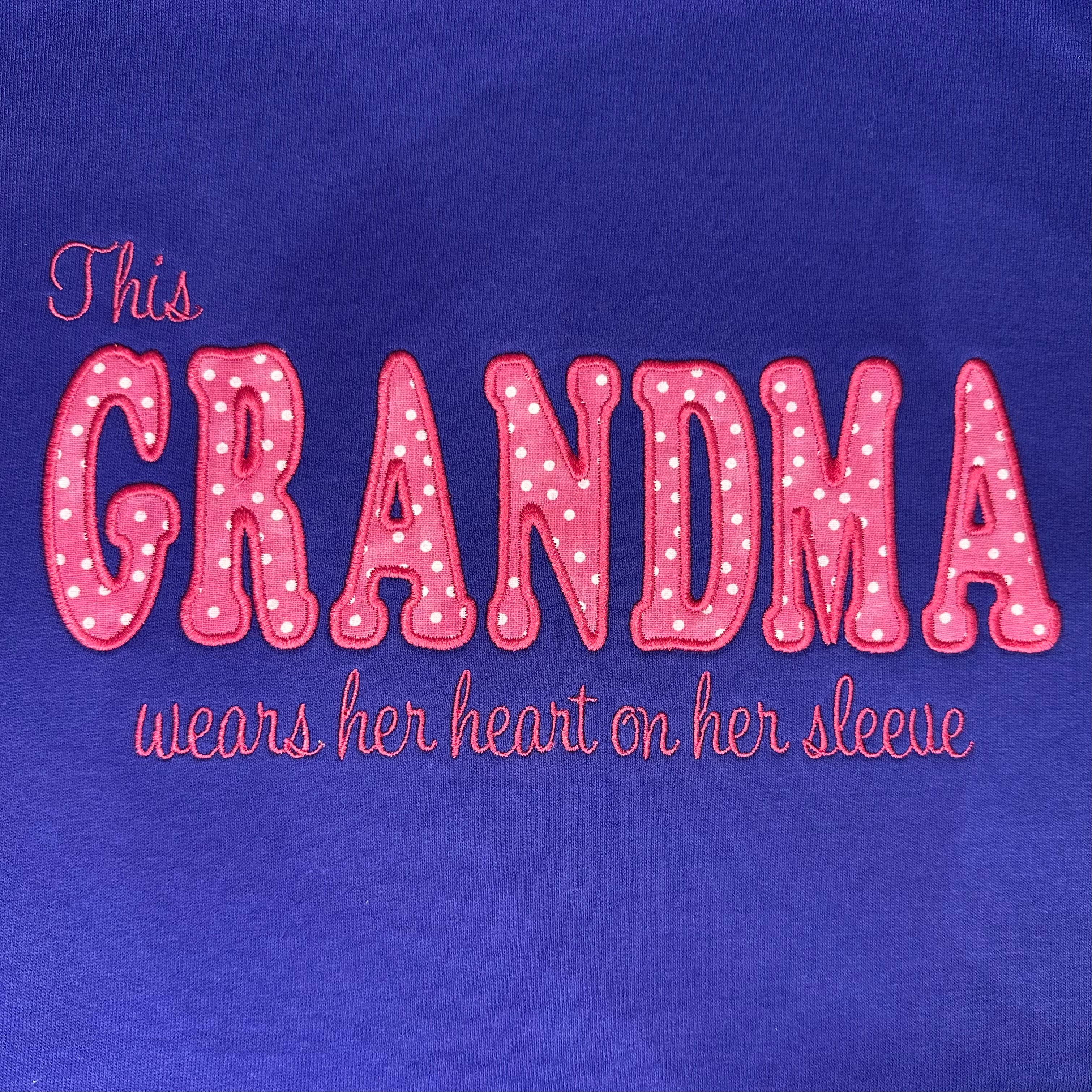 Personalised Grandma Hoodie with Grandchildren’s Names