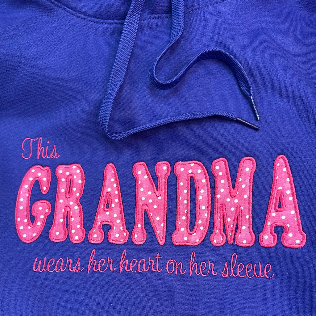 Personalised Grandma Hoodie with Grandchildren’s Names